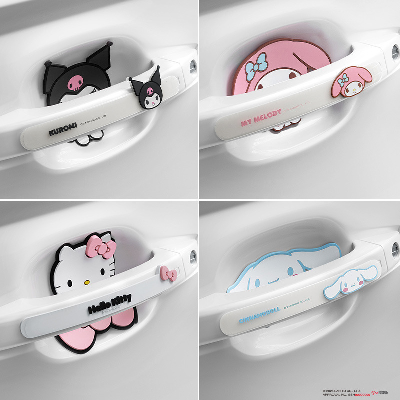 Kawaii Tech Accessories - Sanrio Originele autodeur anti-botsingsstrip Kuromi deurkom